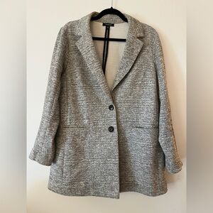 Torrid Plus Size longline heathered blazer, Size 0 (12)